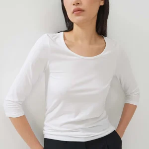 OPUS Basicshirt Kain Weiß Online Bestellen^Damen Basics | Shirts
