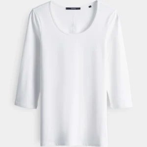 OPUS Basicshirt Kain Weiß Online Bestellen^Damen Basics | Shirts
