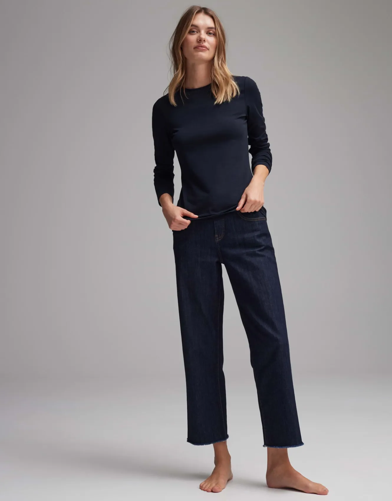 basicshirt_smilla_blau_online_bestellen_0-2.webp OPUS Basicshirt Smilla Blau Online Bestellen^Damen Basics | Shirts
