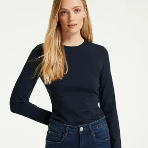 OPUS Basicshirt Smilla Blau Online Bestellen^Damen Shirts