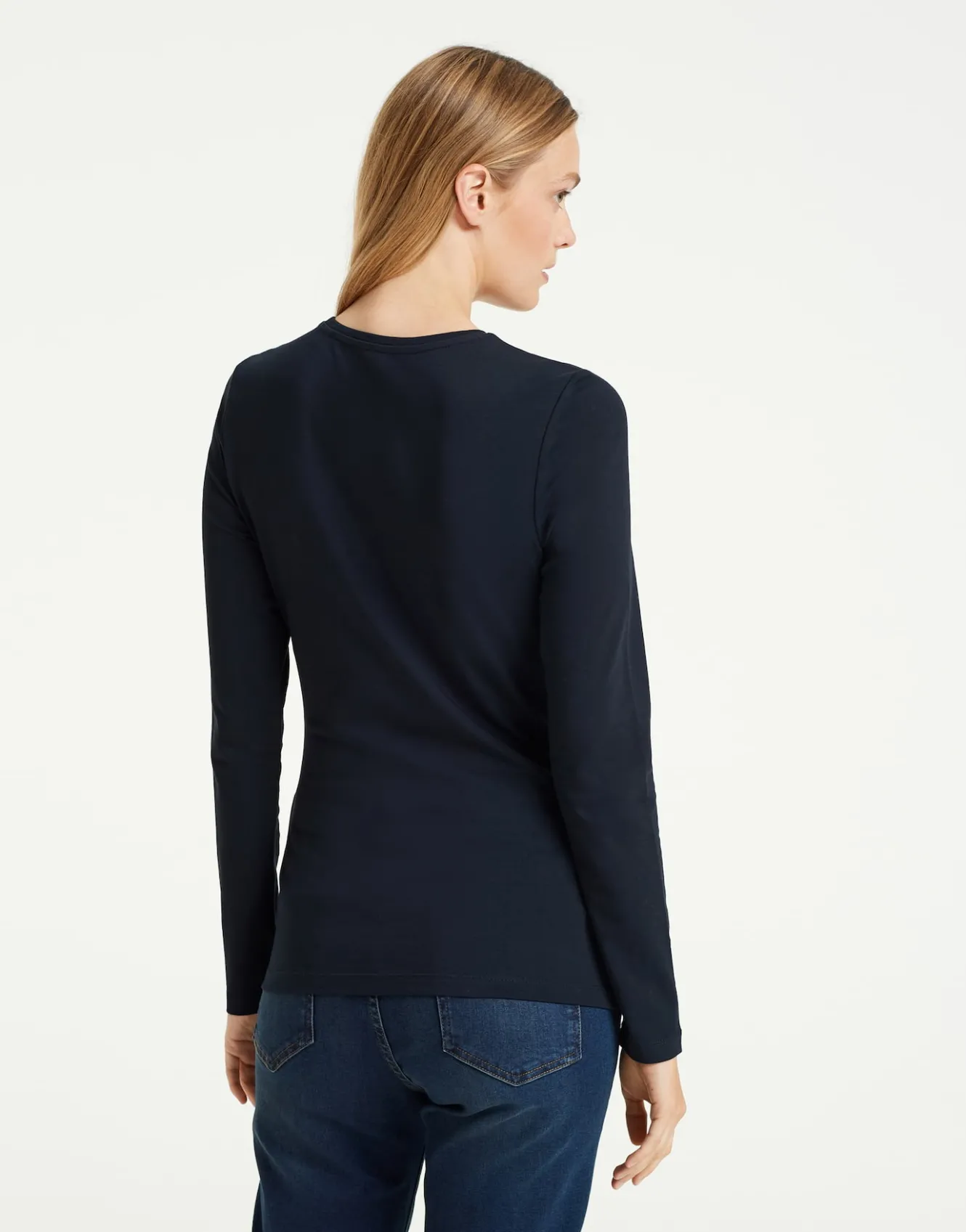 basicshirt_smilla_blau_online_bestellen_2.webp OPUS Basicshirt Smilla Blau Online Bestellen^Damen Shirts
