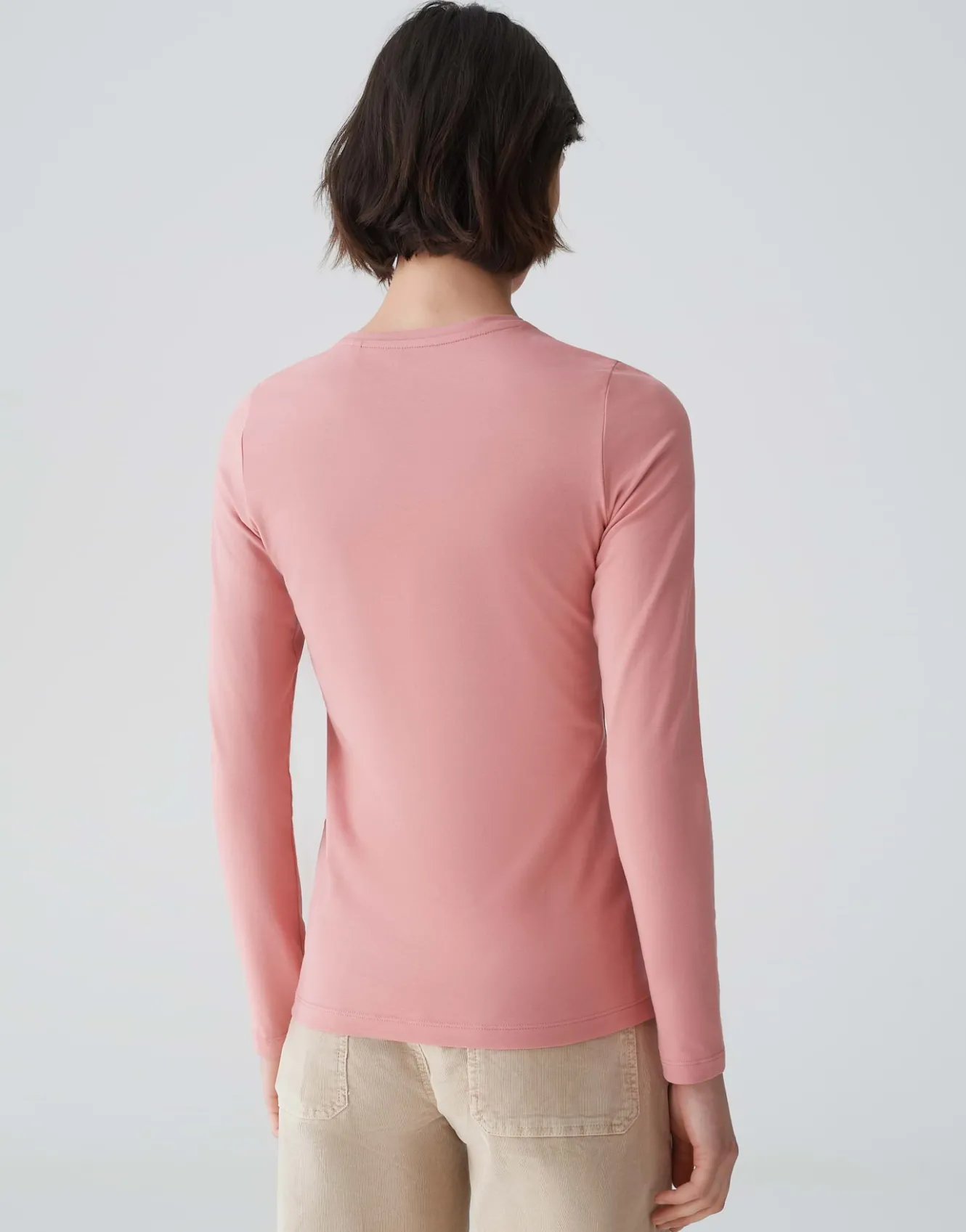 basicshirt_smilla_ros_online_bestellen_2.webp OPUS Basicshirt Smilla Rosé Online Bestellen^Damen Basics | Shirts
