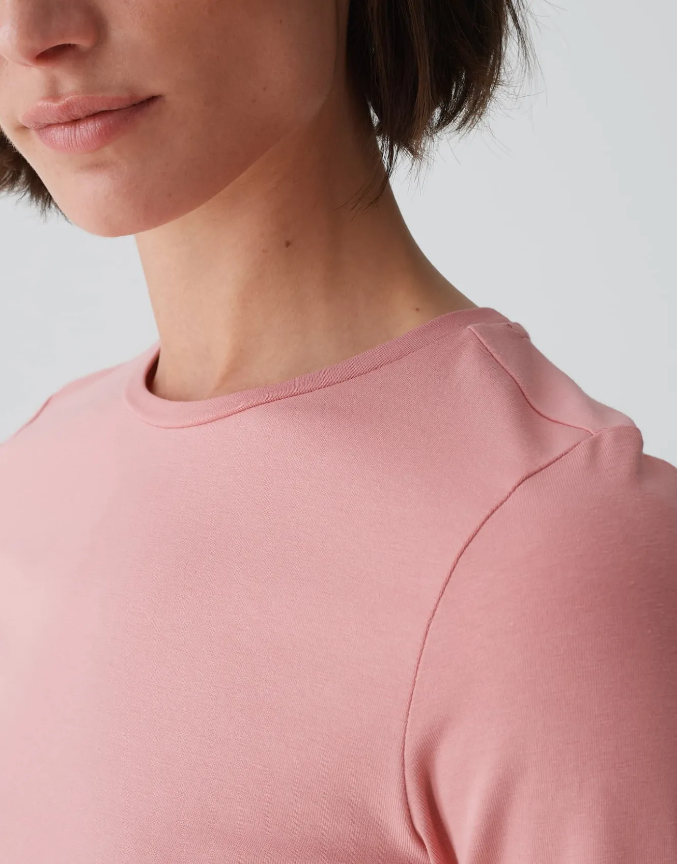 basicshirt_smilla_ros_online_bestellen_3.webp OPUS Basicshirt Smilla Rosé Online Bestellen^Damen Basics | Shirts