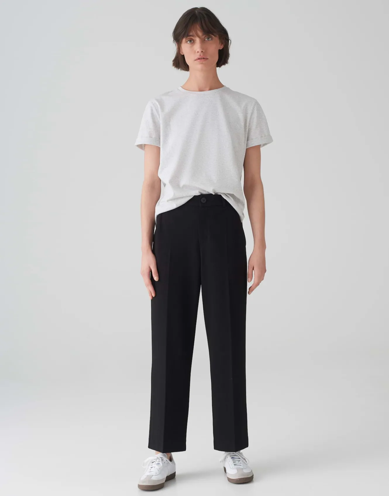basicshirt_sonzi_grau_online_bestellen_0.webp OPUS Basicshirt Sonzi Grau Online Bestellen^Damen Basics | Shirts
