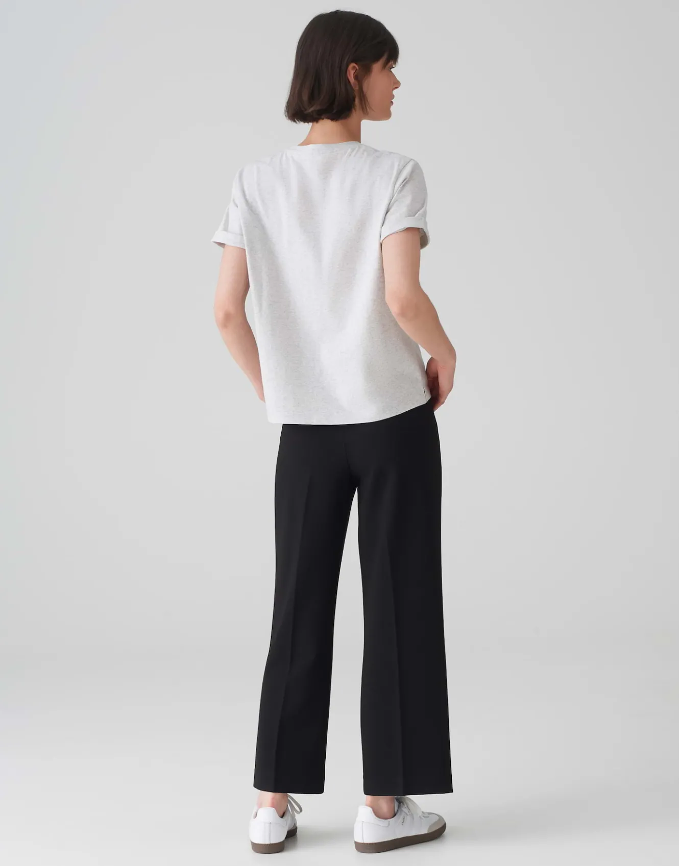 basicshirt_sonzi_grau_online_bestellen_2.webp OPUS Basicshirt Sonzi Grau Online Bestellen^Damen Basics | Shirts