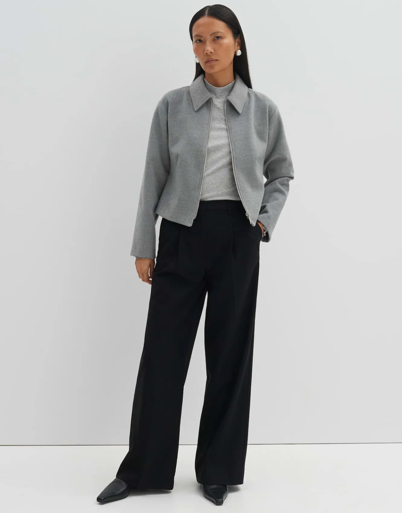 blazer_jacke_nilah_grau_online_bestellen_7.webp OPUS Blazer Jacke Nilah Grau Online Bestellen^Damen Blazer / Westen