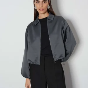 OPUS Blouson Noriel Grau Online Bestellen^Damen Blazer / Westen