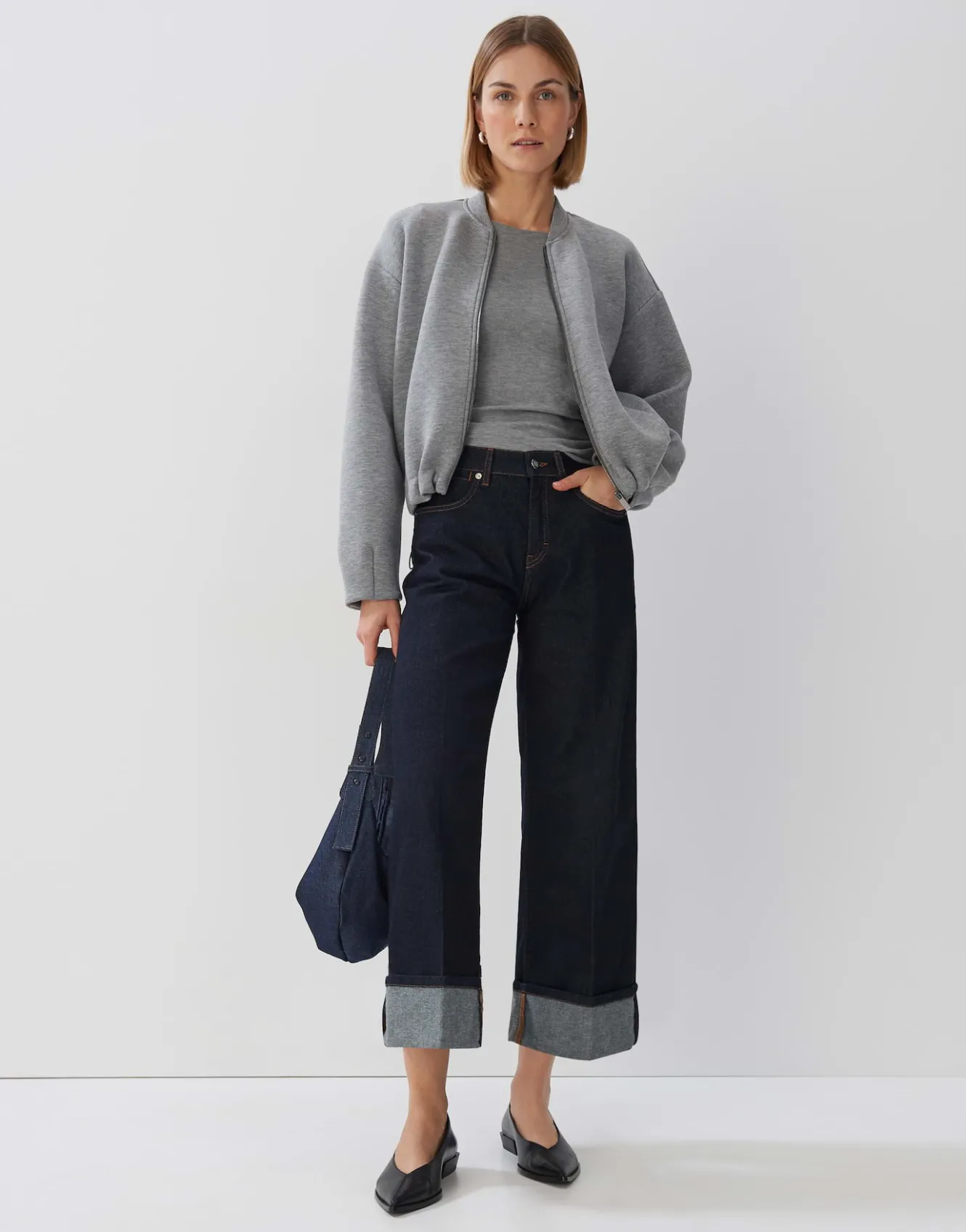 blouson_ukuya_grau_online_bestellen_6.webp OPUS Blouson Ukuya Grau Online Bestellen^Damen Jacken / Mäntel | Sweat