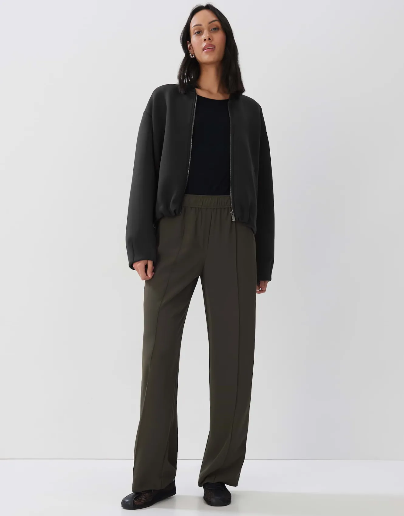 blouson_ukuya_schwarz_online_bestellen_0.webp OPUS Blouson Ukuya Schwarz Online Bestellen^Damen Sweat | Blazer / Westen