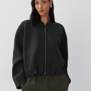 OPUS Blouson Ukuya Schwarz Online Bestellen^Damen Sweat | Blazer / Westen