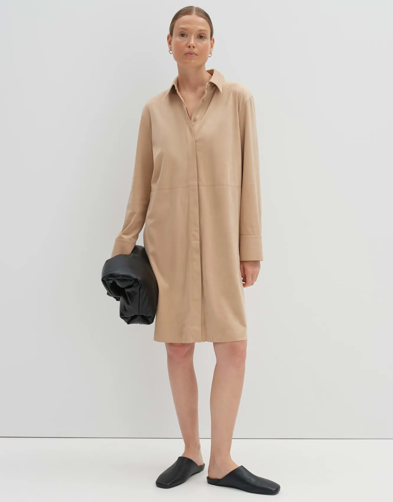 blusenkleid_qirsta_beige_online_bestellen_0.webp OPUS Blusenkleid Qirsta Beige Online Bestellen^Damen Kleider