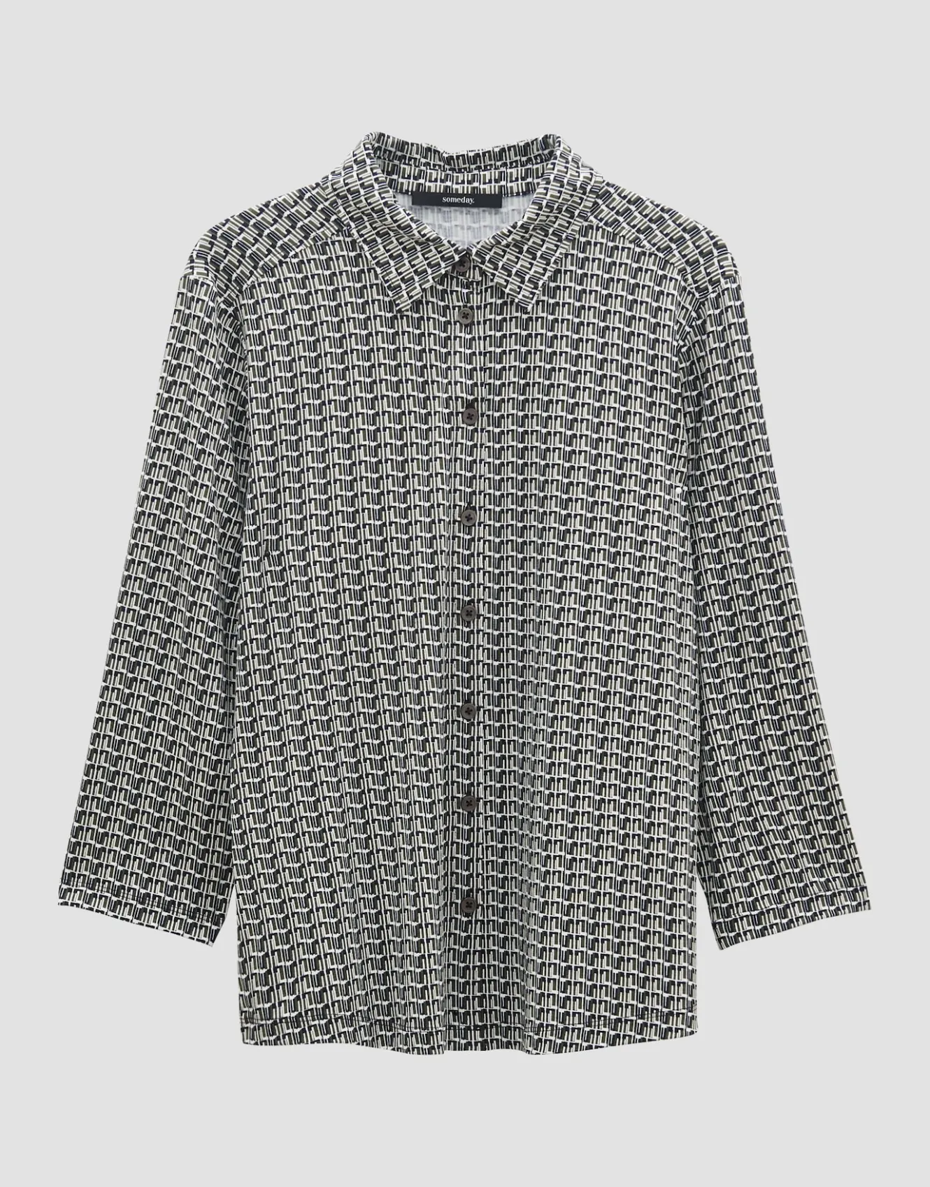blusenshirt_kelly_pattern_grn_online_bestellen_6.webp OPUS Blusenshirt Kelly Pattern Grün Online Bestellen^Damen Shirts | Blusen