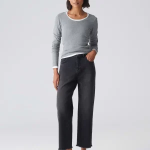 OPUS Boyfriend Jeans Lani Dark Grau Online Bestellen^Damen Jeans