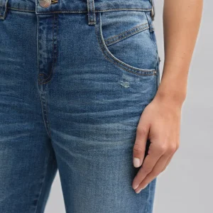 OPUS Boyfriend Jeans Lani Twist Blau Online Bestellen^Damen Jeans