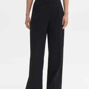 OPUS Bundfaltenhose Marzena Asymmetric Schwarz Online Bestellen^Damen Hosen