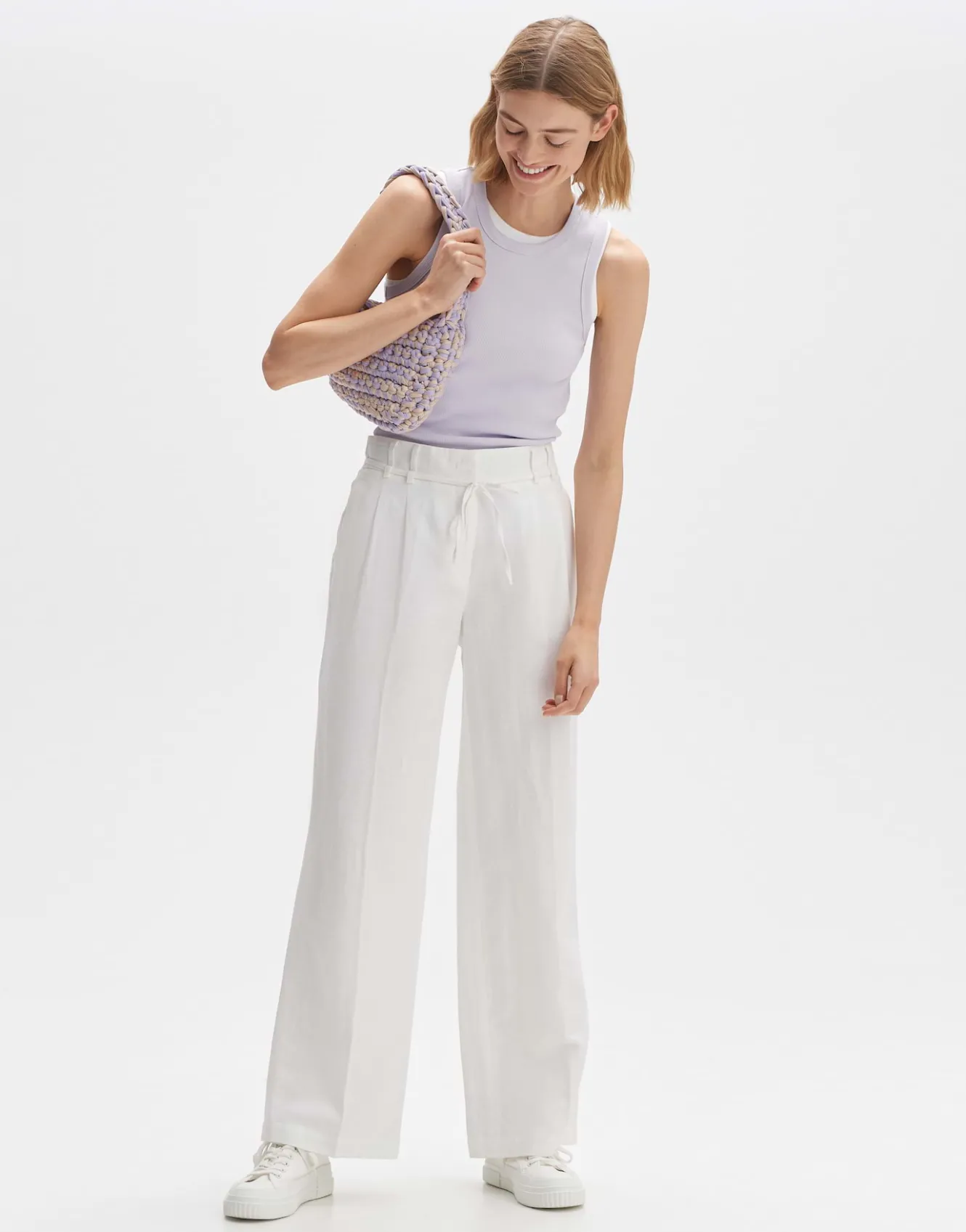 bundfaltenhose_milis_breeze_wei_online_bestellen_6.webp OPUS Bundfaltenhose Milis Breeze Weiß Online Bestellen^Damen Hosen