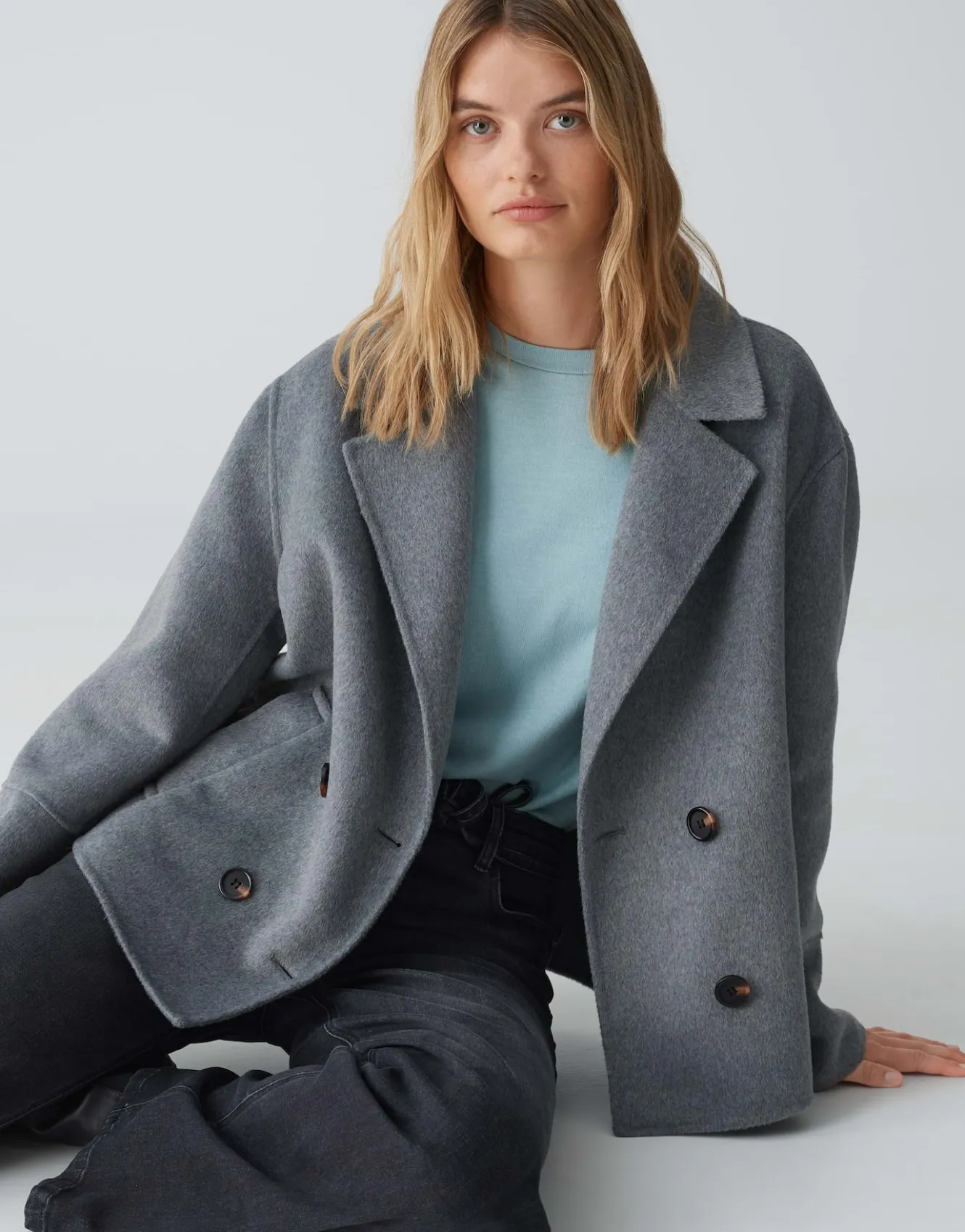 cabanjacke_hilna_grau_online_bestellen_9.webp OPUS Cabanjacke Hilna Grau Online Bestellen^Damen Jacken / Mäntel