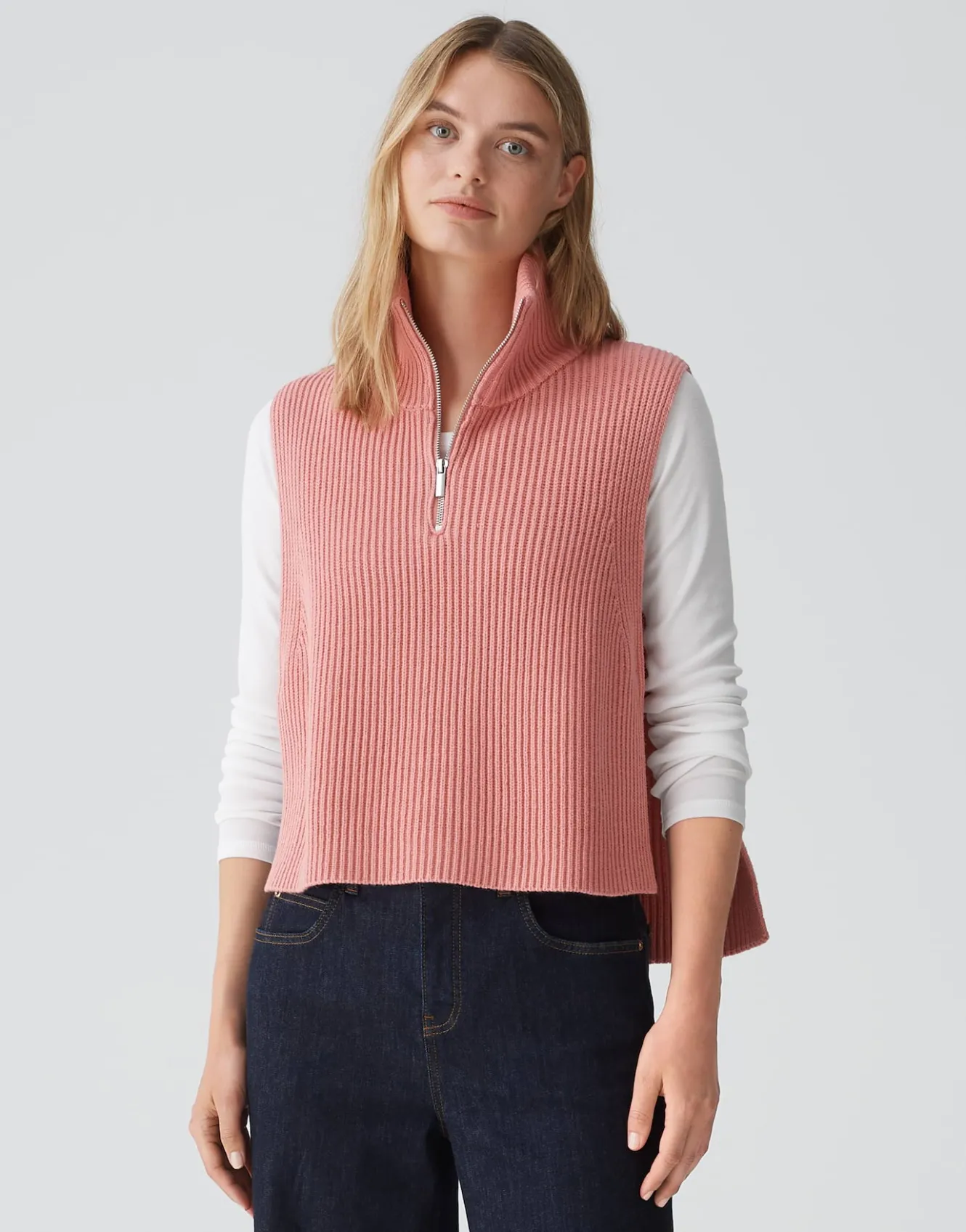 cape_abibo_cape_ros_online_bestellen_1.webp OPUS Cape Abibo Cape Rosé Online Bestellen^Damen Strick | Accessoires