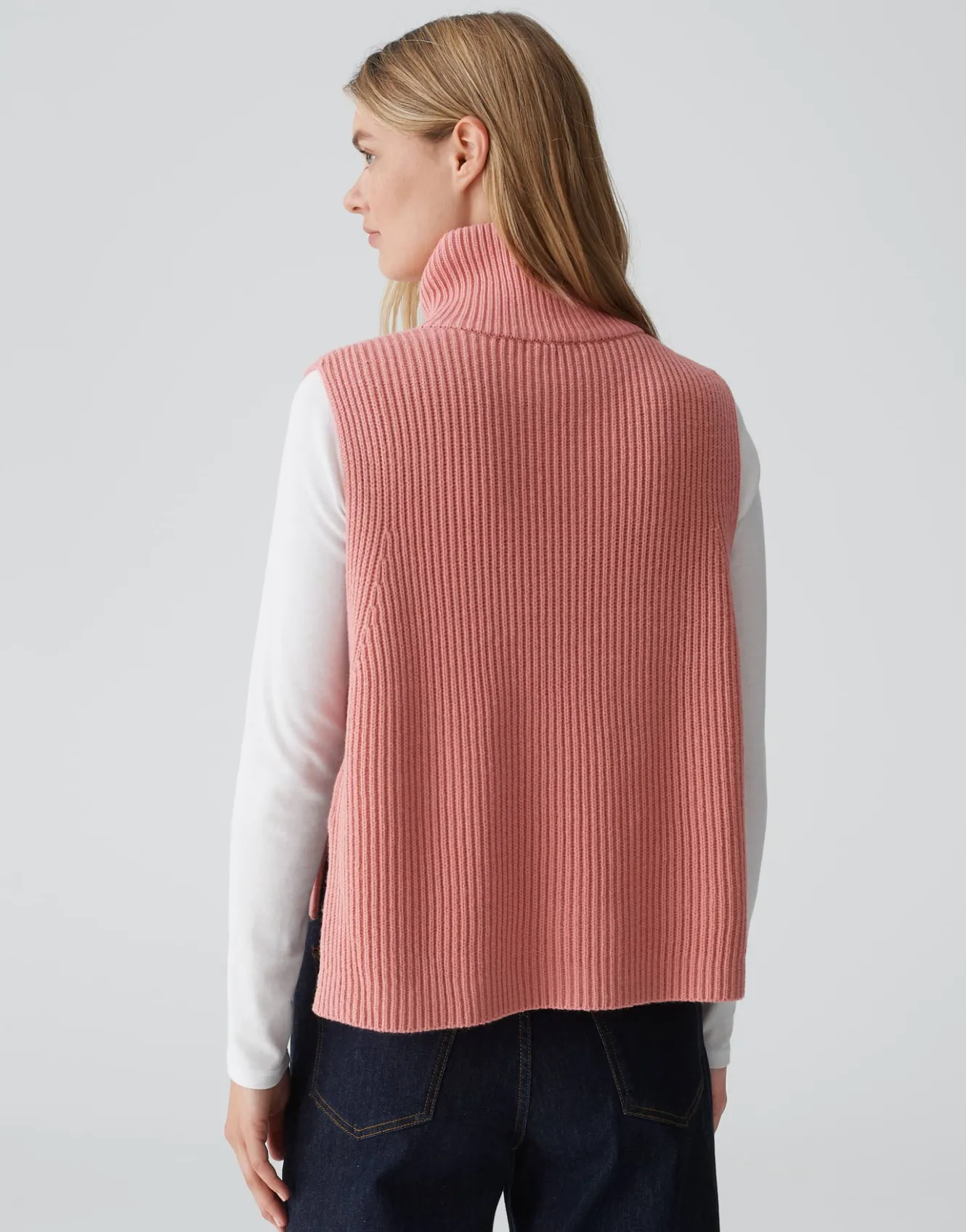 cape_abibo_cape_ros_online_bestellen_2.webp OPUS Cape Abibo Cape Rosé Online Bestellen^Damen Strick | Accessoires