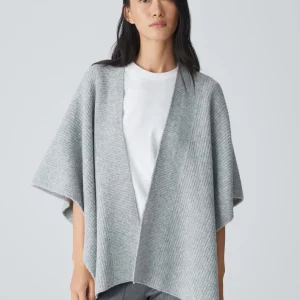 OPUS Cape Ablanki Cape Grau Online Bestellen^Damen Strick | Accessoires