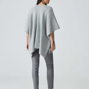 OPUS Cape Ablanki Cape Grau Online Bestellen^Damen Strick | Accessoires