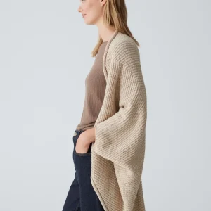 OPUS Cape Amaryllis Waffle Beige Online Bestellen^Damen Strick | Accessoires