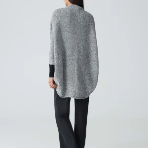 OPUS Cape Amaryllis Waffle Grau Online Bestellen^Damen Strick | Accessoires