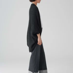 OPUS Cape Amaryllis Waffle Grau Online Bestellen^Damen Strick | Accessoires