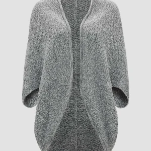 OPUS Cape Amaryllis Waffle Grau Online Bestellen^Damen Strick | Accessoires