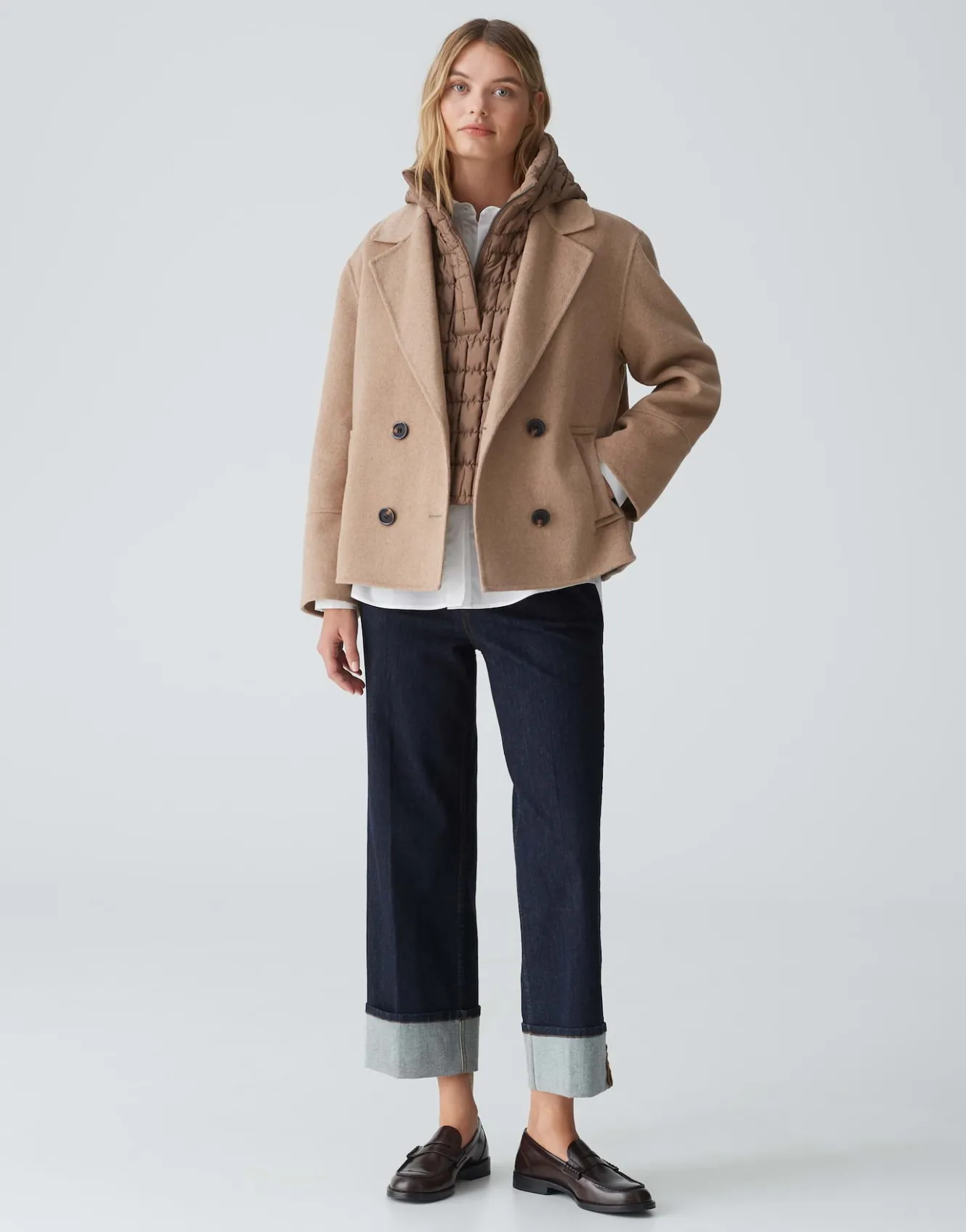 cape_arauti_bubble_braun_online_bestellen_6.webp OPUS Cape Arauti Bubble Braun Online Bestellen^Damen Blazer / Westen | Accessoires