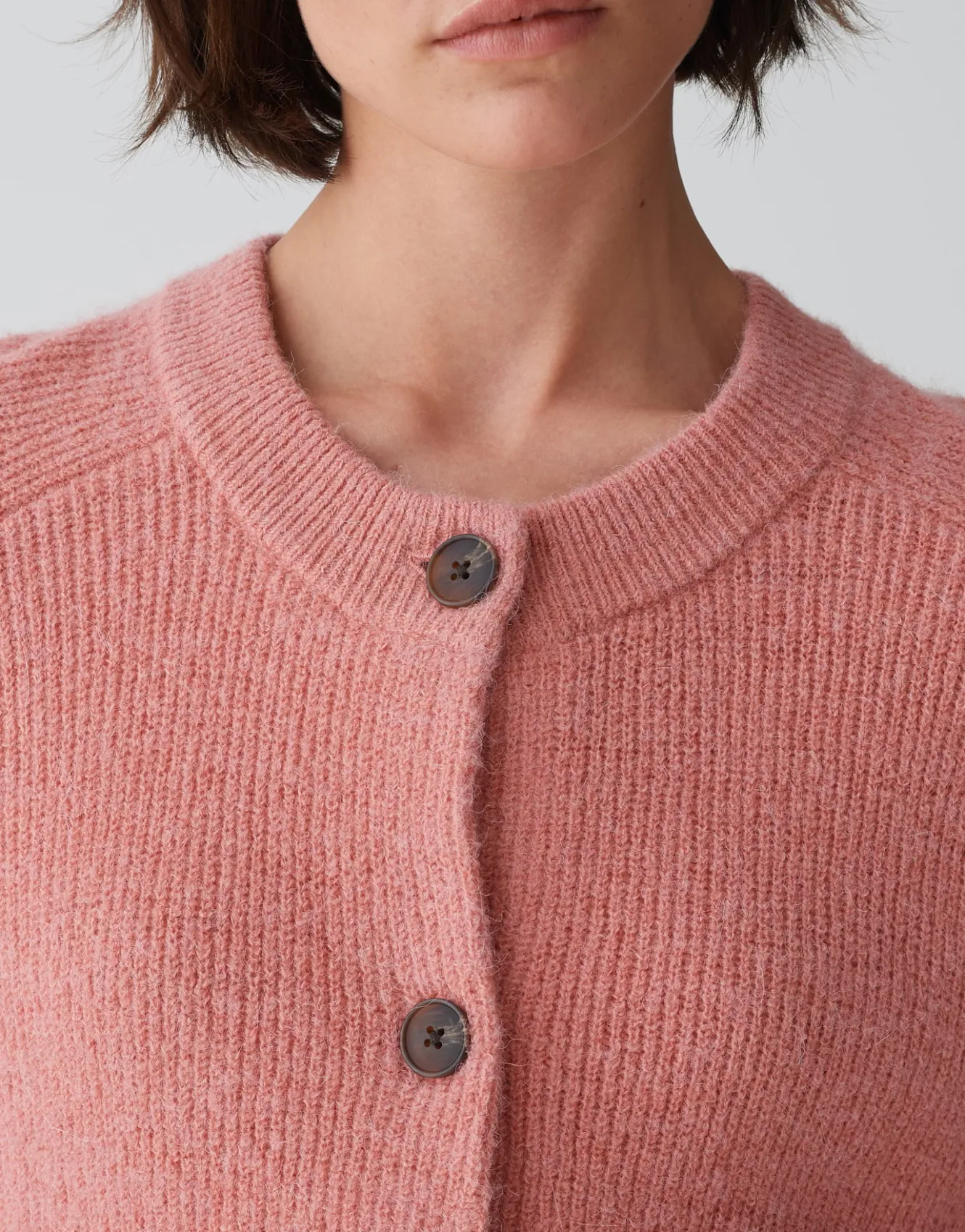 cardigan_dorty_ros_online_bestellen_3.webp OPUS Cardigan Dorty Rosé Online Bestellen^Damen Strick