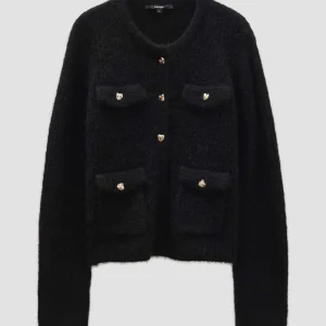 OPUS Cardigan Tinara Detail Schwarz Online Bestellen^Damen Strick
