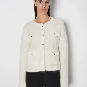 OPUS Cardigan Tinara Detail Weiß Online Bestellen^Damen Strick