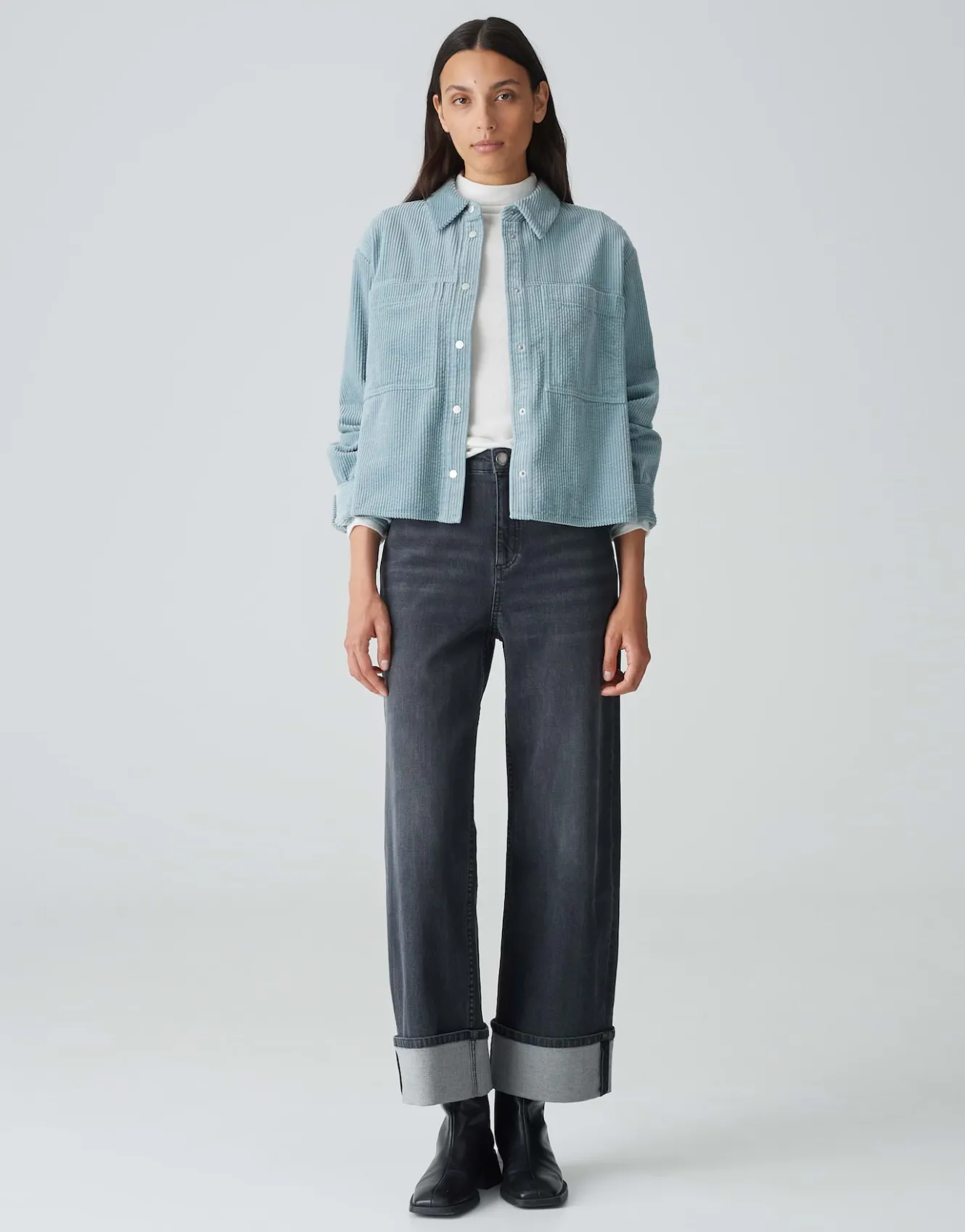 cordbluse_falba_blau_online_bestellen_5.webp OPUS Cordbluse Falba Blau Online Bestellen^Damen Blusen