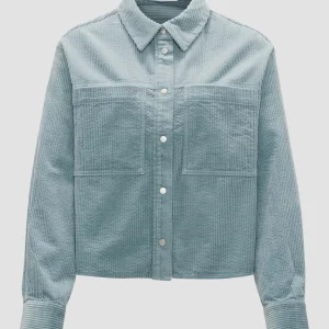 OPUS Cordbluse Falba Blau Online Bestellen^Damen Blusen