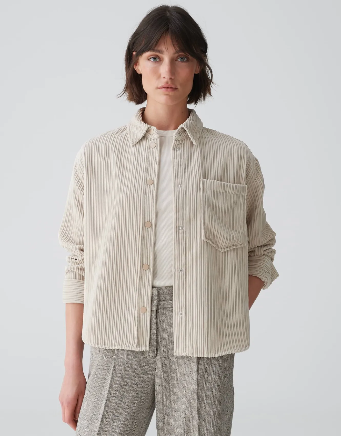 cordbluse_fanki_beige_online_bestellen_1.webp OPUS Cordbluse Fanki Beige Online Bestellen^Damen Blusen