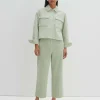 OPUS Cordbluse Zohanna Grün Online Bestellen^Damen Blusen