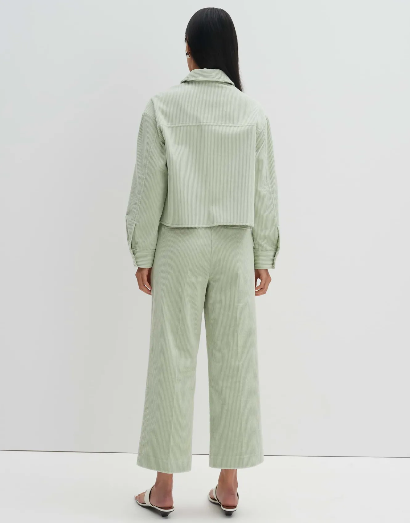 cordbluse_zohanna_grn_online_bestellen_2.webp OPUS Cordbluse Zohanna Grün Online Bestellen^Damen Blusen