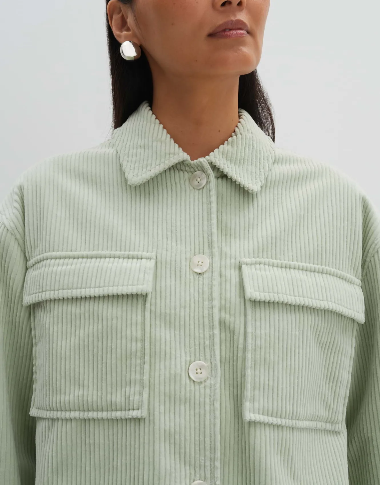 cordbluse_zohanna_grn_online_bestellen_4.webp OPUS Cordbluse Zohanna Grün Online Bestellen^Damen Blusen