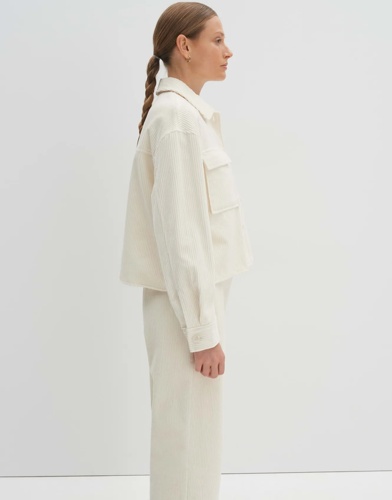 cordbluse_zohanna_wei_online_bestellen_3.webp OPUS Cordbluse Zohanna Weiß Online Bestellen^Damen Blusen