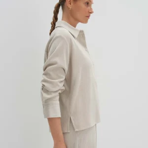 OPUS Cordbluse Zortney Detail Beige Online Bestellen^Damen Blusen