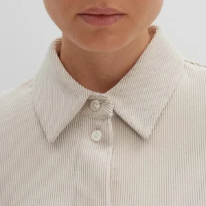 OPUS Cordbluse Zortney Detail Beige Online Bestellen^Damen Blusen