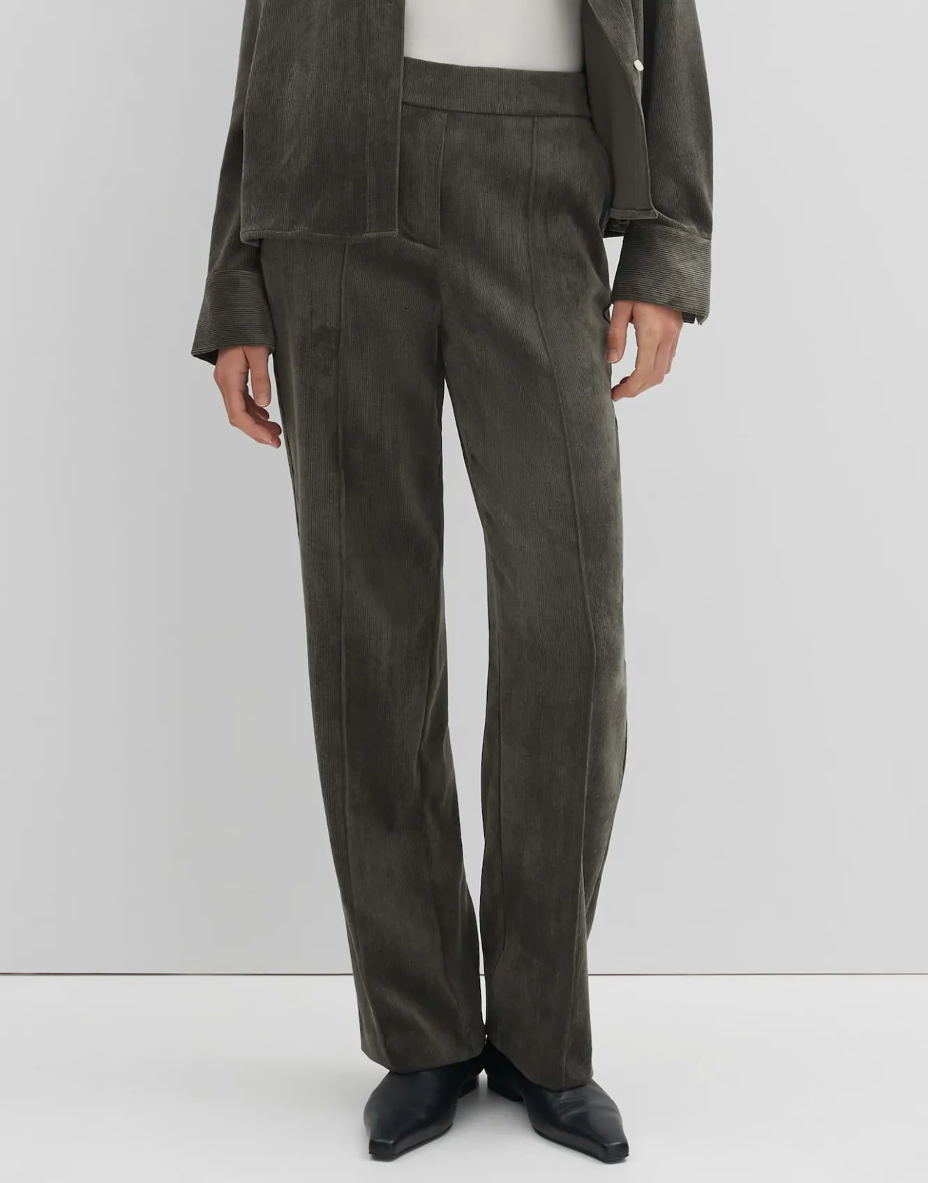 cordhose_cenya_corduroy_grn_online_bestellen_1.webp OPUS Cordhose Cenya Corduroy Grün Online Bestellen^Damen Hosen
