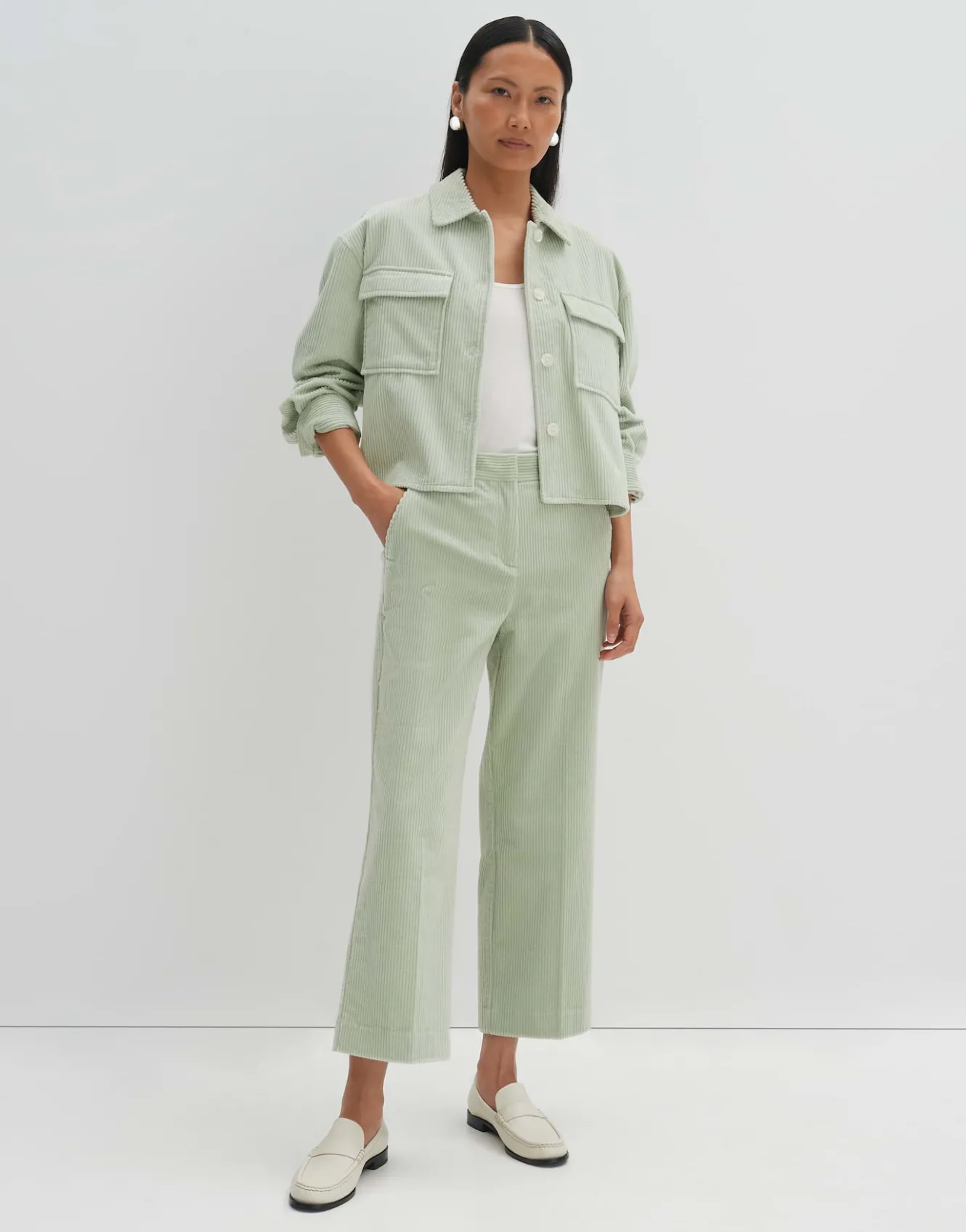 cordhose_cisilia_corduroy_grn_online_bestellen_6.webp OPUS Cordhose Cisilia Corduroy Grün Online Bestellen^Damen Hosen