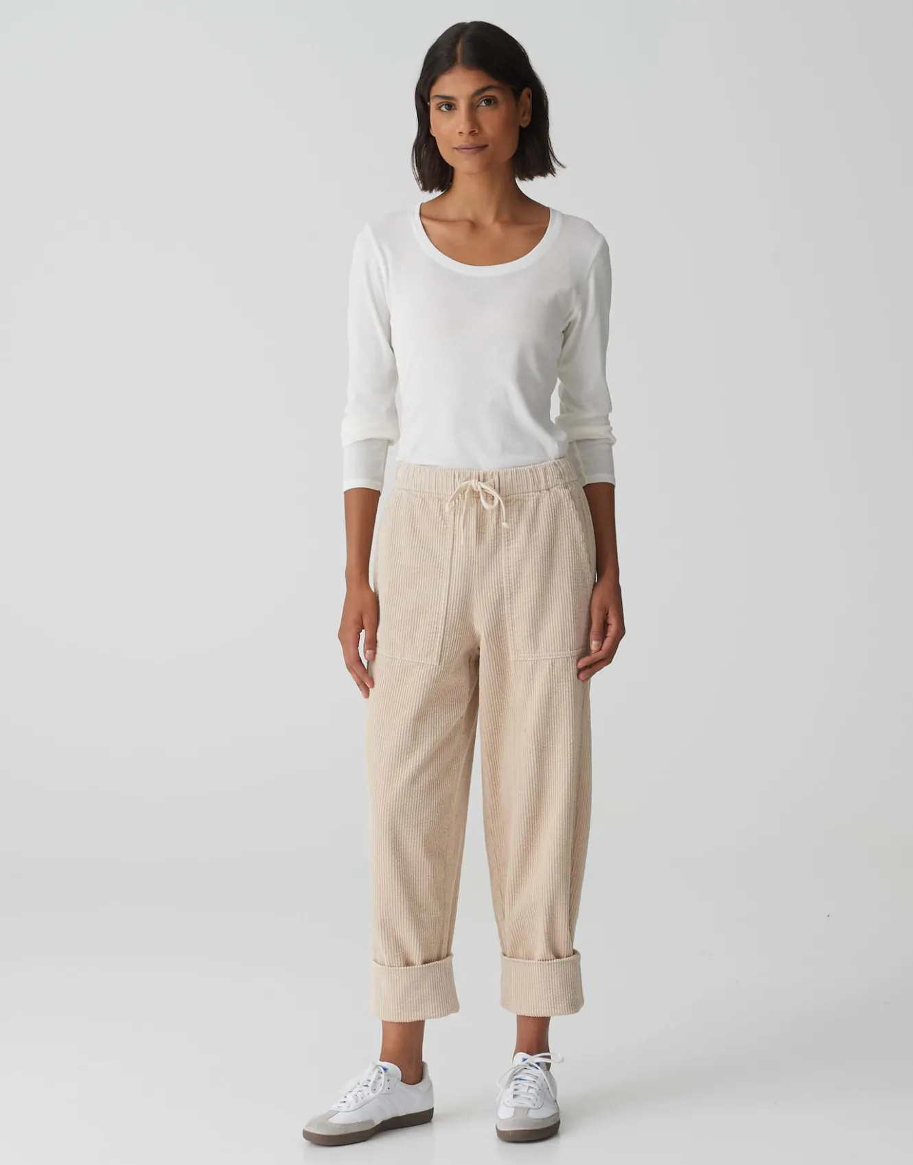 cordhose_malpi_cargo_beige_online_bestellen_0.webp OPUS Cordhose Malpi Cargo Beige Online Bestellen^Damen Hosen