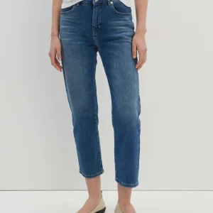 OPUS Cropped Relaxed Jeans Corah Blau Online Bestellen^Damen Jeans