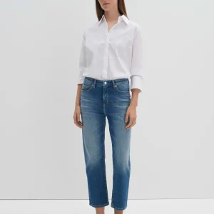 OPUS Cropped Relaxed Jeans Corah Iconic Blau Online Bestellen^Damen Jeans