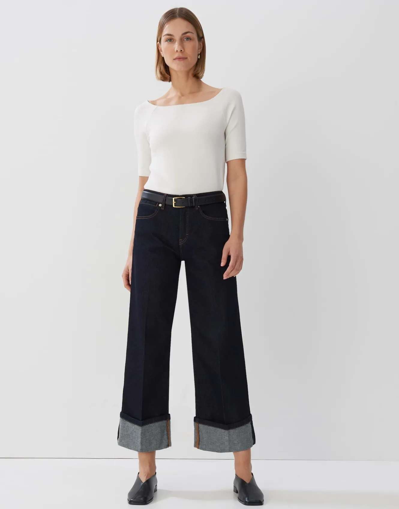 cropped_wide_jeans_cellma_turn_up_blau_online_bestellen_0.webp OPUS Cropped Wide Jeans Cellma Turn Up Blau Online Bestellen^Damen Jeans