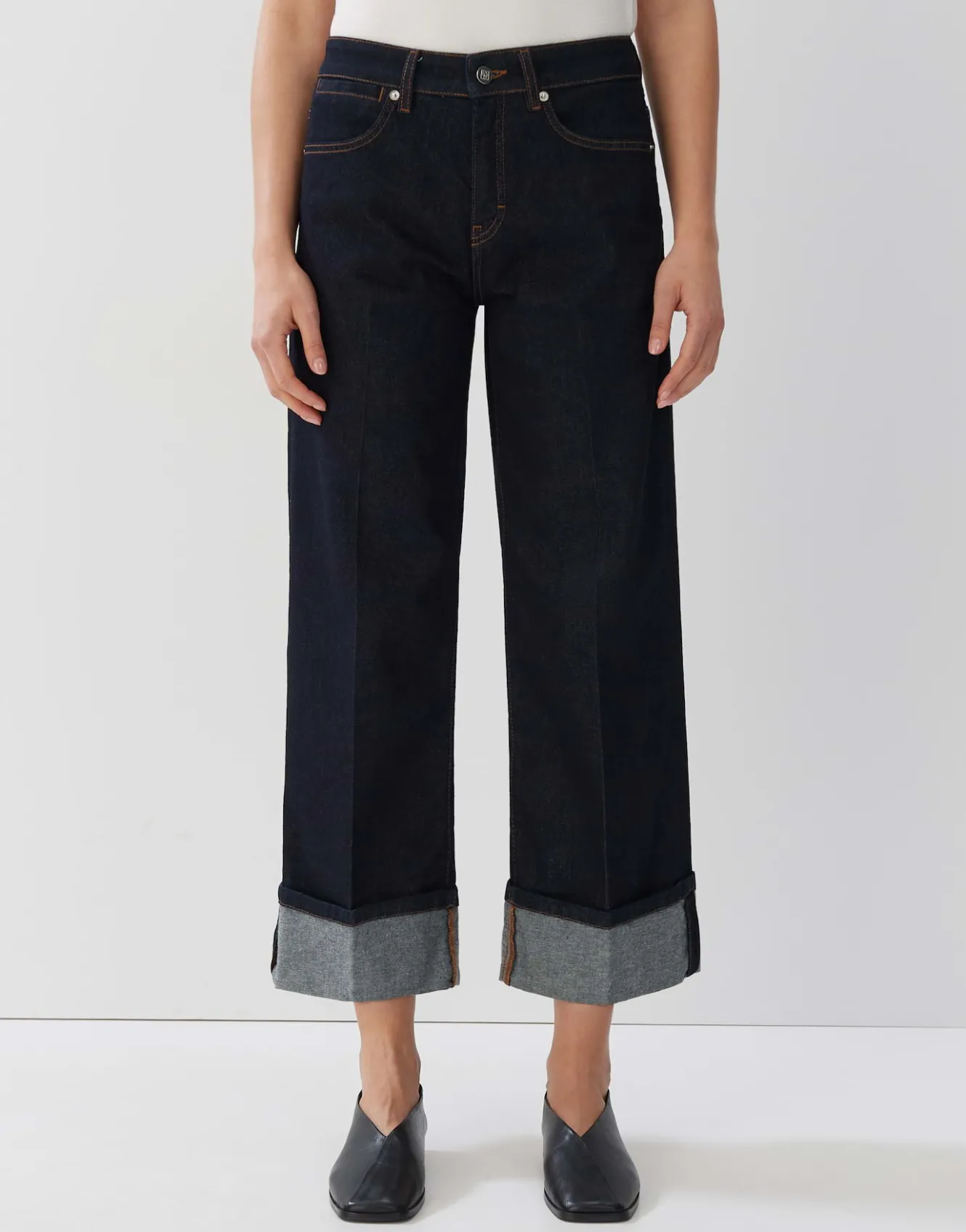cropped_wide_jeans_cellma_turn_up_blau_online_bestellen_1.webp OPUS Cropped Wide Jeans Cellma Turn Up Blau Online Bestellen^Damen Jeans