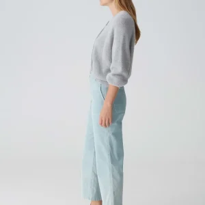 OPUS Cropped Wide Jeans Mokoti Work Blau Online Bestellen^Damen Hosen | Jeans